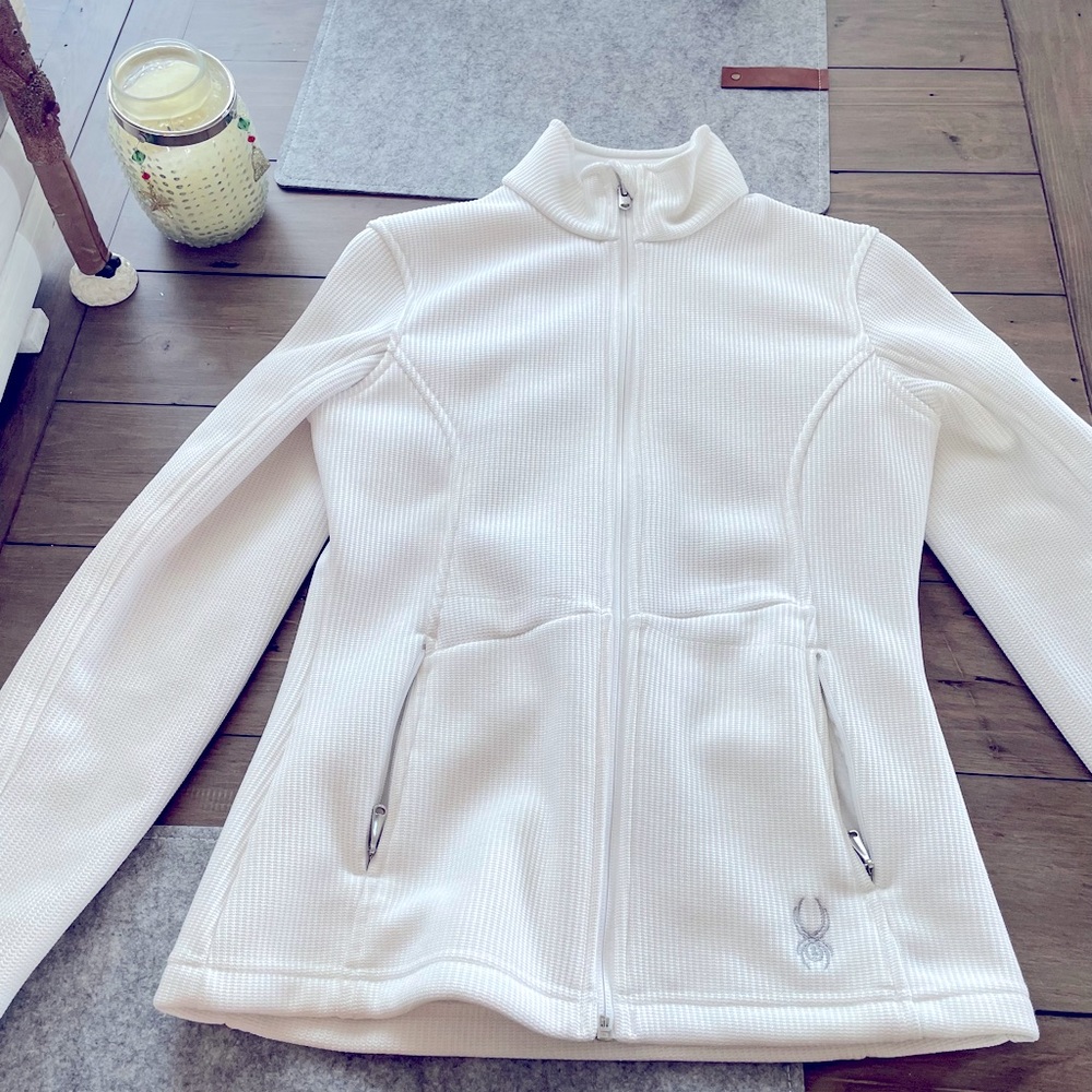 Spyder Sz M 10/12 White Jacket
